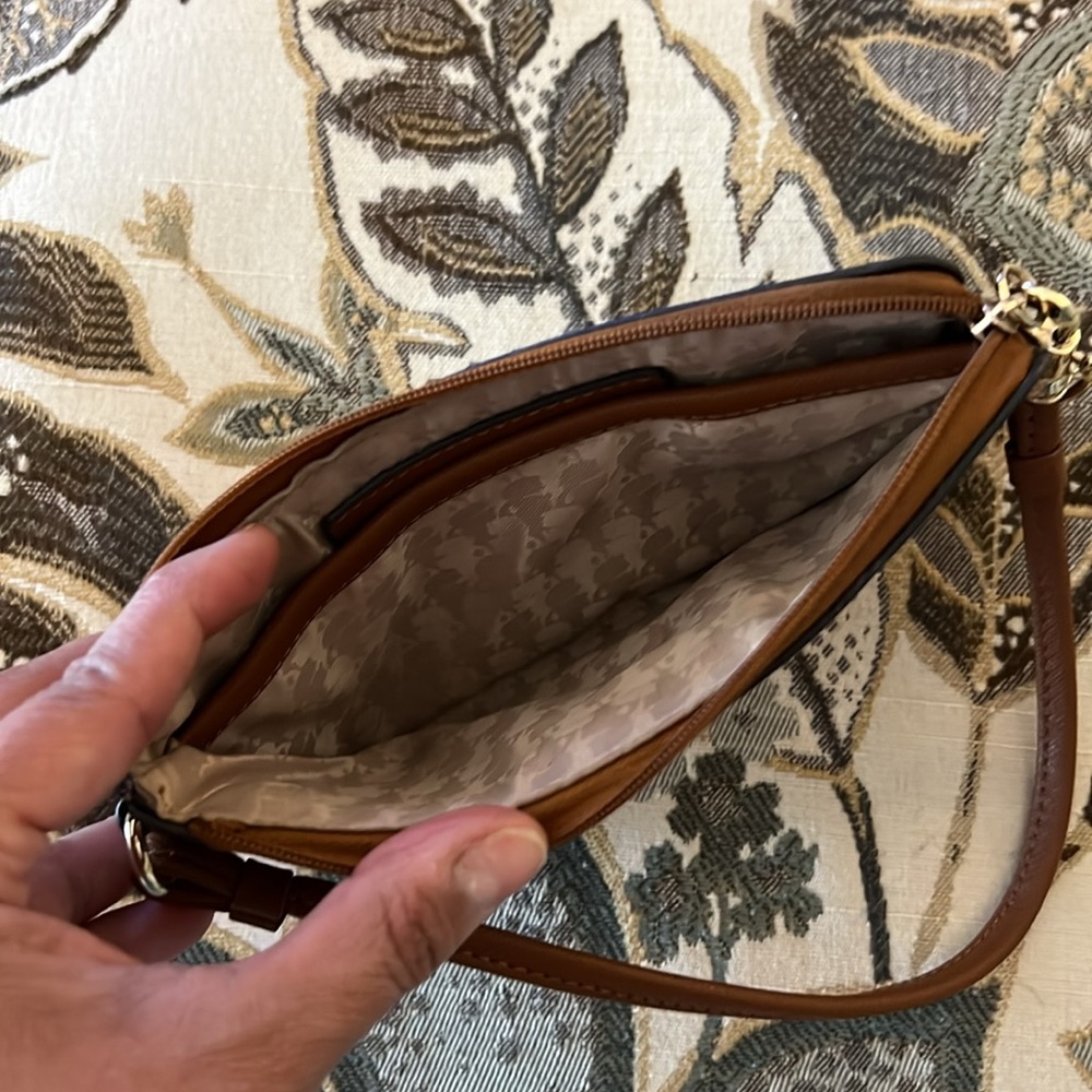 Karl Lagerfeld Paris Caramel Wristlet Wallet - Picture 11 of 13